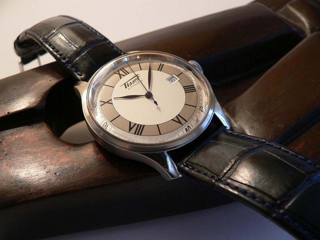 首晒？TISSOT 天梭 Heritage Sovereign 怀旧系列 T66.1.723.33 男士机械腕表