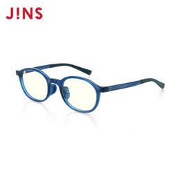 睛姿JINS眼镜防蓝光辐射电脑护目镜TR90轻镜框儿童FPC17A104 358 海军蓝
