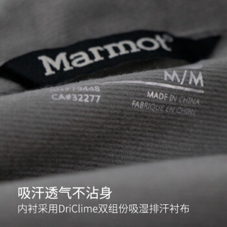 Marmot 土拨鼠 Driclime J52430 男款运动夹克（神衣） 黑色 L 