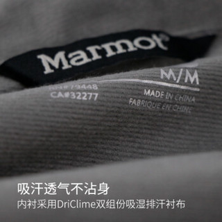 Marmot 土拨鼠 Driclime J52430 男款运动夹克（神衣） 黑色 XXL 