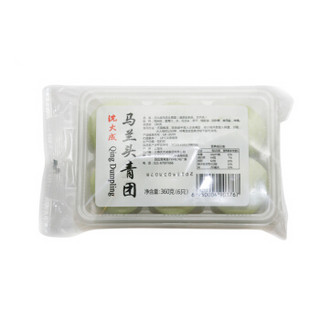 沈大成 冷冻青团 马兰头口味 360g （6个）