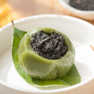 乔家栅艾草青团