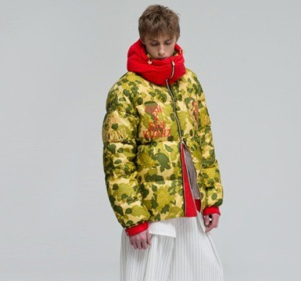 商品grnx x sankuanz 上官喆联名 男士迷彩羽绒服