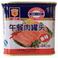 历史低价：MALING 梅林 香辣午餐肉罐头 340g