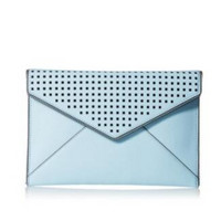 中亚Prime会员：Rebecca Minkoff Leo Perforated Envelope 女士手拿包