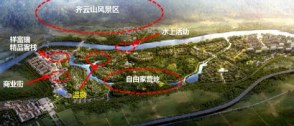 震撼!安徽齐云山下竟惊现360亩“八卦油菜花海”!这片云海秘境还藏着一家徽式设计酒店!