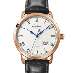 Glashütte 格拉苏蒂 Senator Panorama Date系列 100-03-32-45-04 男士机械腕表