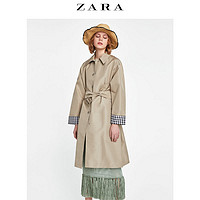 ZARA 00518061704 女款拼接风衣 