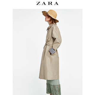 ZARA 00518061704 女款拼接风衣  L