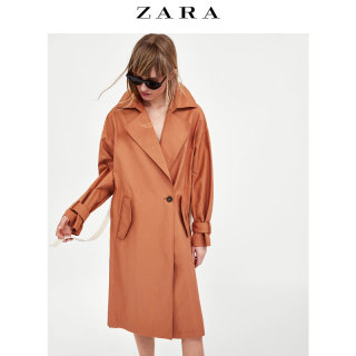 ZARA 08073026701 撞色腰带风衣