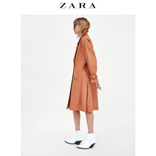 ZARA 08073026701 撞色腰带风衣