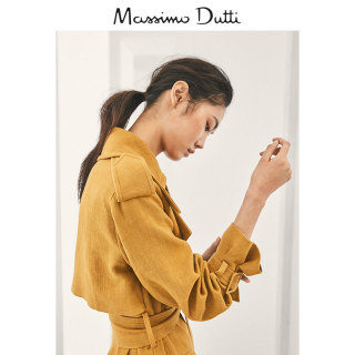 Massimo Dutti 限量版 06419555305 中长款猎装风风衣