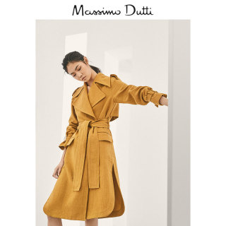 Massimo Dutti 限量版 06419555305 中长款猎装风风衣