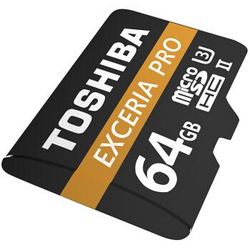 东芝(TOSHIBA）64GB R270M/S-W150M/S MicroSDXC Class10 UHS-II U3 极至超速存储卡 支持4K拍摄