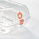 FOOJO  翻盖式透明鞋盒子塑料收纳盒整理箱  6只套装 *5件