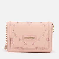 LOVE MOSCHINO Small Heart Embossed 女士斜挎包