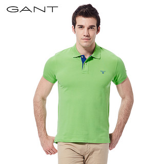 GANT 甘特 252105 男士棉质撞色领POLO衫