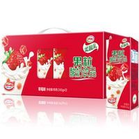 伊利 优酸乳果粒酸奶饮品草莓味245g*12盒/礼盒装 *2件