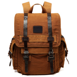 OUTMASTER 户外大师双肩包 男士帆布书包 女