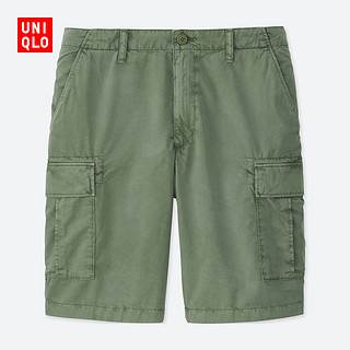 UNIQLO 优衣库 406557 男士工装短裤  铅灰色 170/80A/M 