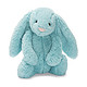 Jellycat 毛绒玩具 BASHFUL害羞系列之邦尼兔 浅绿色中号高31cm+GUND 2018年定制款台历