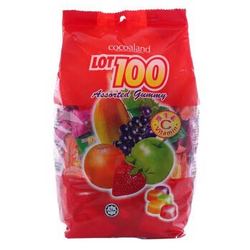 马来西亚进口 一百份 什果果汁软糖 1000g