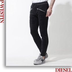 柴油diesel运动衫裤子ｅ ｇ裤子黑色人轻松panjo格鲁姆服装运动衫运动服