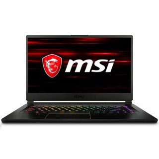 msi 微星 GS65 8RF-012CN 15.6英寸 轻薄游戏本（i7-8750H、8G*2、512GB、GTX1070 Max-Q、144Hz）