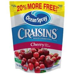 美国进口 优鲜沛Ocean Spray Craisins 蔓越莓干 樱桃味 340g *8件+凑单品