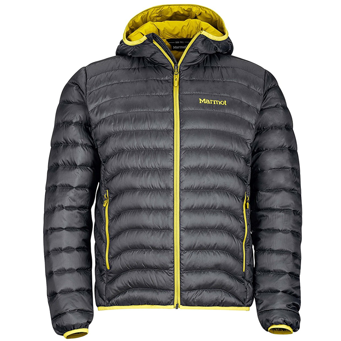 Marmot 土拨鼠 Tullus 男款连帽羽绒服 600蓬 Slate Grey L码
