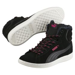PUMA 彪马 Vikky Mid Corduroy High-Top 女士休闲鞋