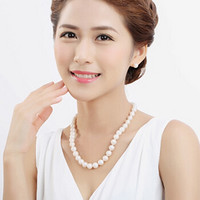 QianXing/千星珠宝  淡水珍珠项链 10-11mm 45cm长