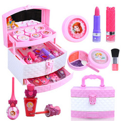 Disney 迪士尼 儿童化妆品公主彩妆盒套装 无毒水洗化妆品 女孩过家家玩具 22326