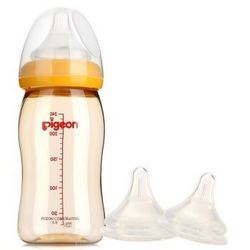 pigeon 贝亲 AA75 宽口径PPSU奶瓶 240ml