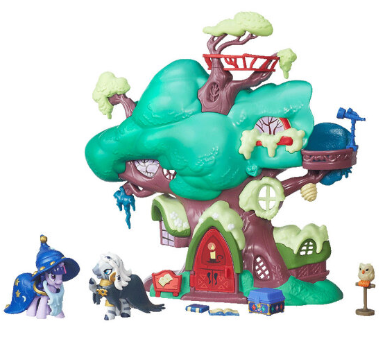 限地区hasbro孩之宝小马宝莉珍藏系列b5366紫悦金橡树图书馆套装3件