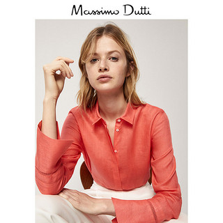 Massimo Dutti  05176694600女士衬衫 38 红色 