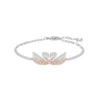 历史新低：SWAROVSKI 施华洛世奇 Iconic Swan 5256264 渐变色双天鹅手镯 *3件