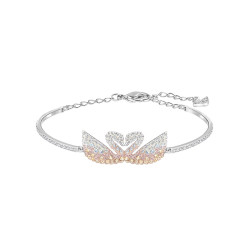 SWAROVSKI 施华洛世奇 Iconic Swan 5256264 渐变色双天鹅手镯 *3件