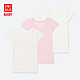27日0点：UNIQLO 优衣库 406873 婴儿/幼儿 网眼T恤 3件装