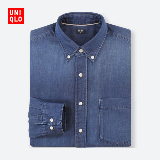 UNIQLO 优衣库 404399 男士牛仔衬衫