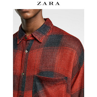 ZARA 02324400600 男士格子衬衫 S