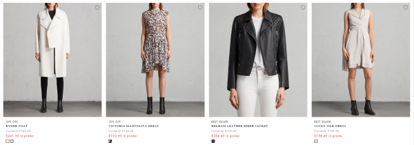 ALLSAINTS英国官网 春季新品男女装服饰