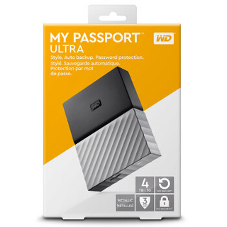  WD 西部数据 My Passport Ultra 2.5英寸 移动硬盘 4TB