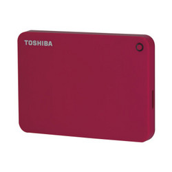 TOSHIBA 东芝 V9 高端系列 2.5英寸 移动硬盘 2TB 红色 