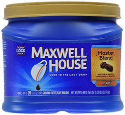 Maxwell House 大师特调咖啡粉 轻度烘焙 760克 $4.99 大罐实惠装
