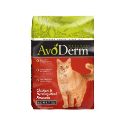 AvoDerm AVODerm 牛油果 鸡肉鲱鱼配方成猫粮 6磅/2.72kg