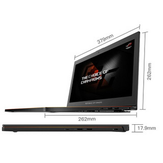 ASUS 华硕 ROG玩家国度 GX501 15.6英寸游戏本 i7-8750H 2018款 1TSSD  24G  GTX1080 Max-Q 