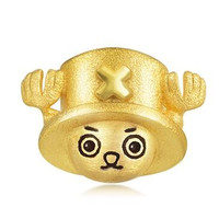 Chow Sang Sang 周生生 89620E one piece航海王 乔巴足金单边耳钉 1.5克