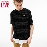 LACOSTE L!VE TH2689L1 男式条纹假两件T恤