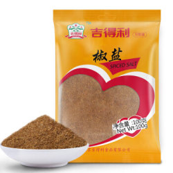 plus会员,吉得利 椒盐 撒料烧烤调味料100g *5件
